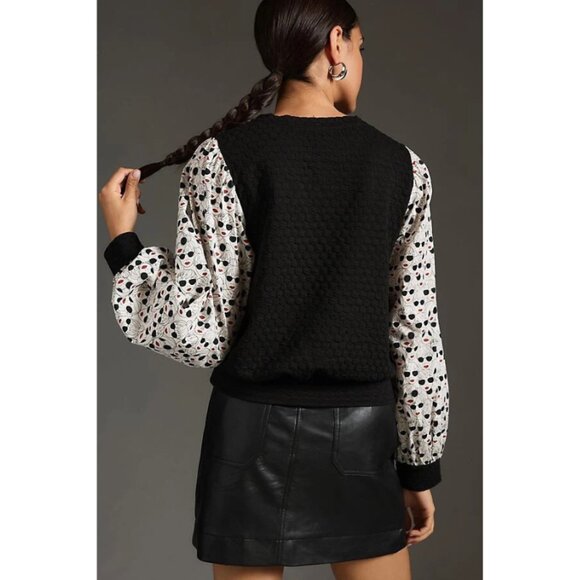 Anthropologie Porridge Textured Sweatshirt - Picture 5 of 15